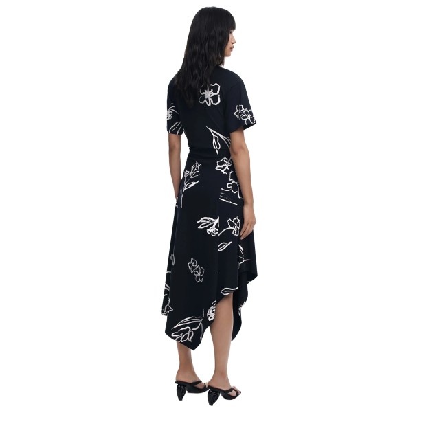 Desigual Vestido Calma Preto