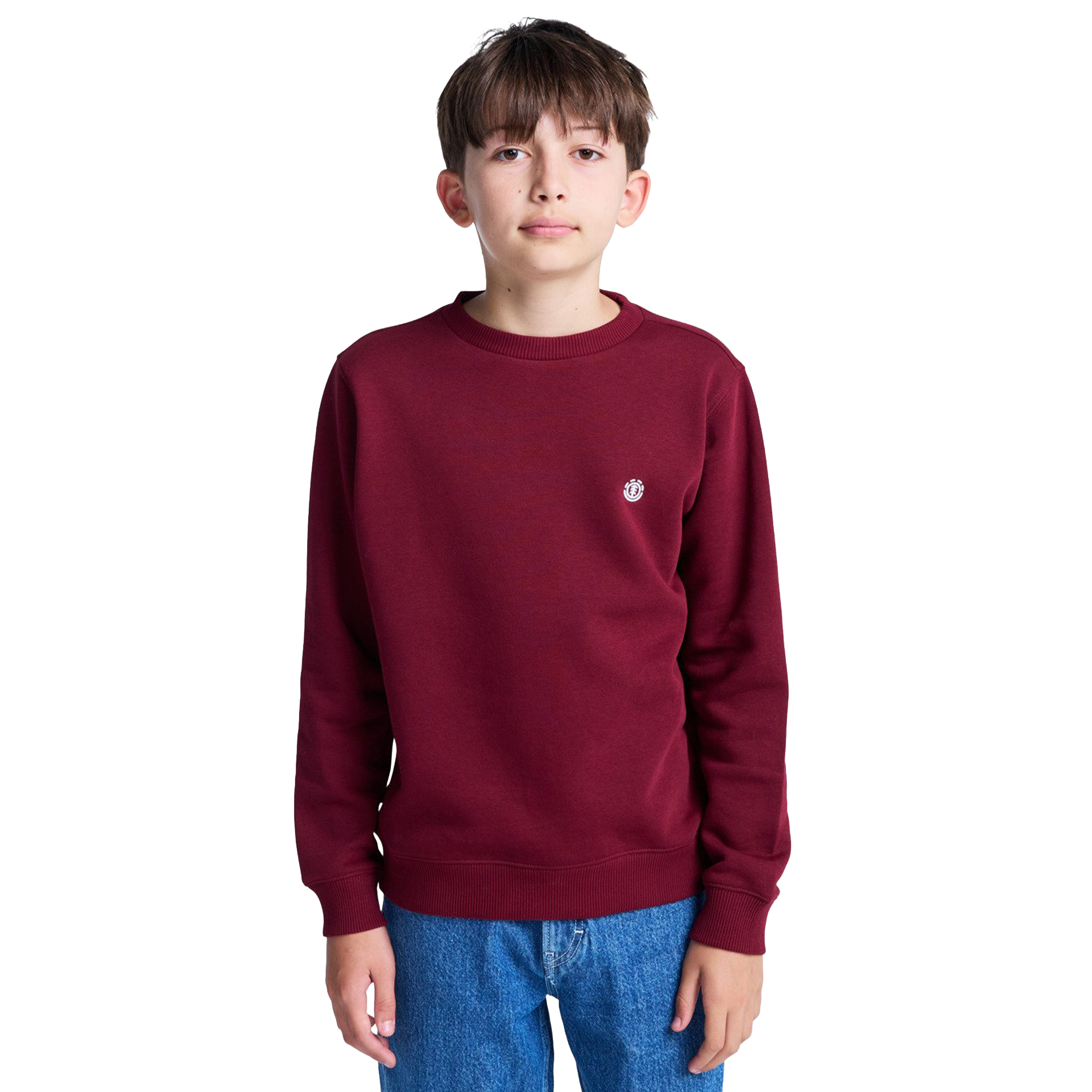 Element Sweat Basica Icon Embroidery Zinfandel