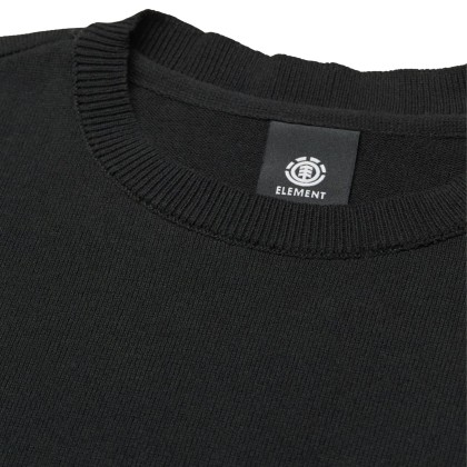 Element Camisola Icon Embroidery Off Black