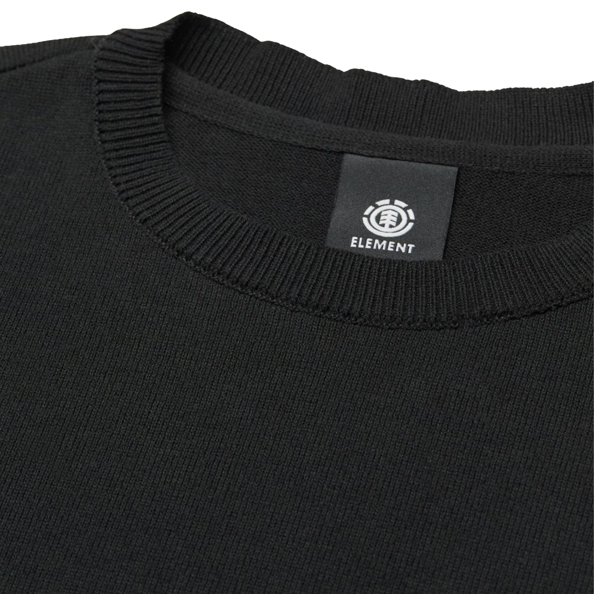 Element Camisola Icon Embroidery Off Black