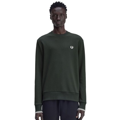 Fred Perry Sweat M7535-t50 Nightgreen/snwht