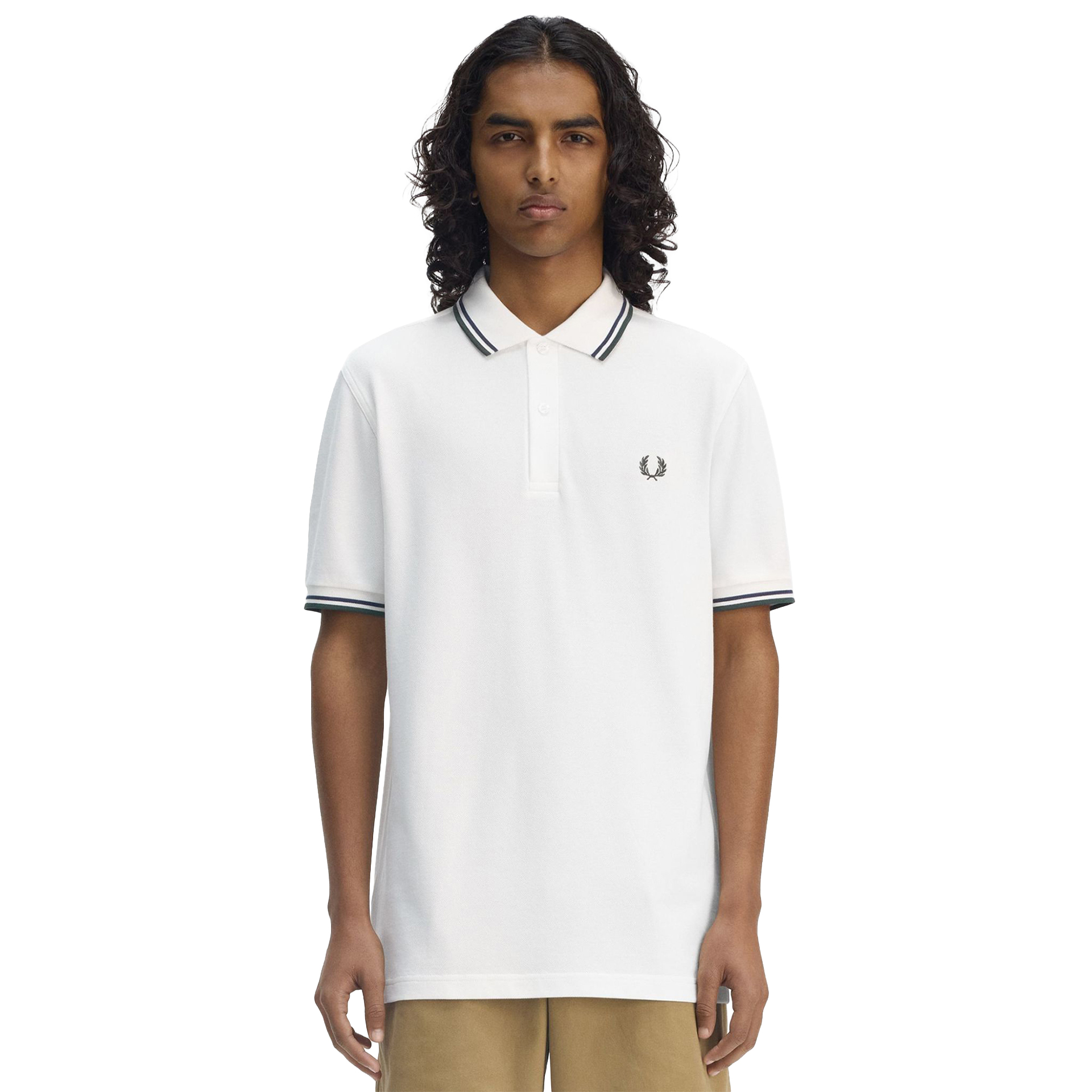 Fred Perry Polo Swhit/tnsbl/crtg
