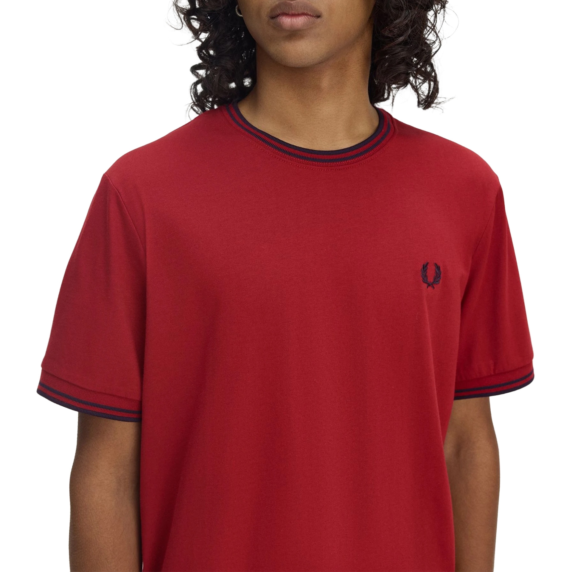 Fred Perry T-shirt Burtn Red/navy