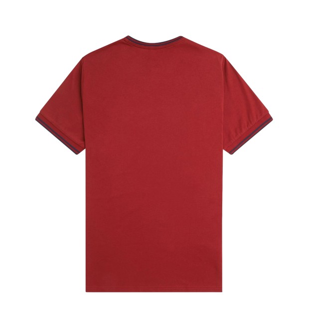 Fred Perry T-shirt Burtn Red/navy