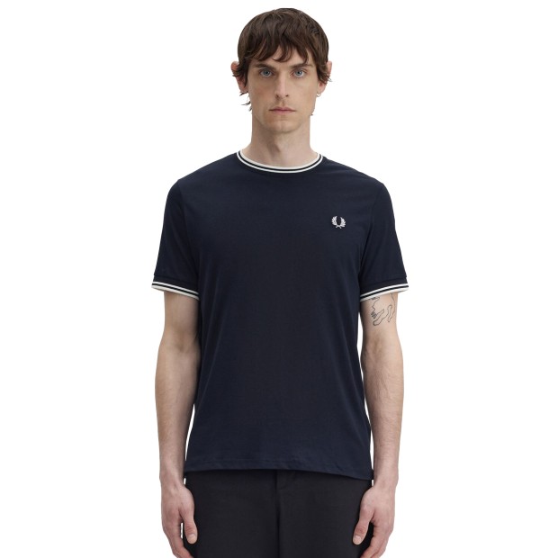 Fred Perry T-shirt Twin Tipped Navy