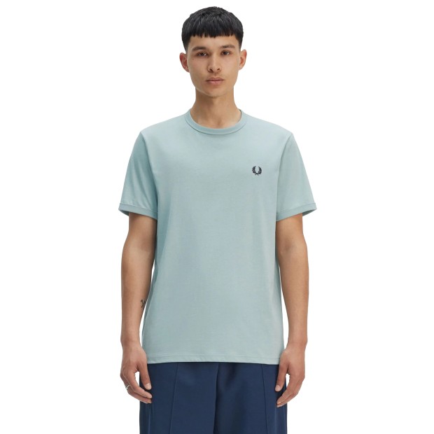 Fred Perry T-shirt Silver Blue