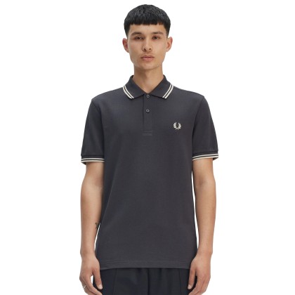 Fred Perry Polo Anchr Gry/oatml