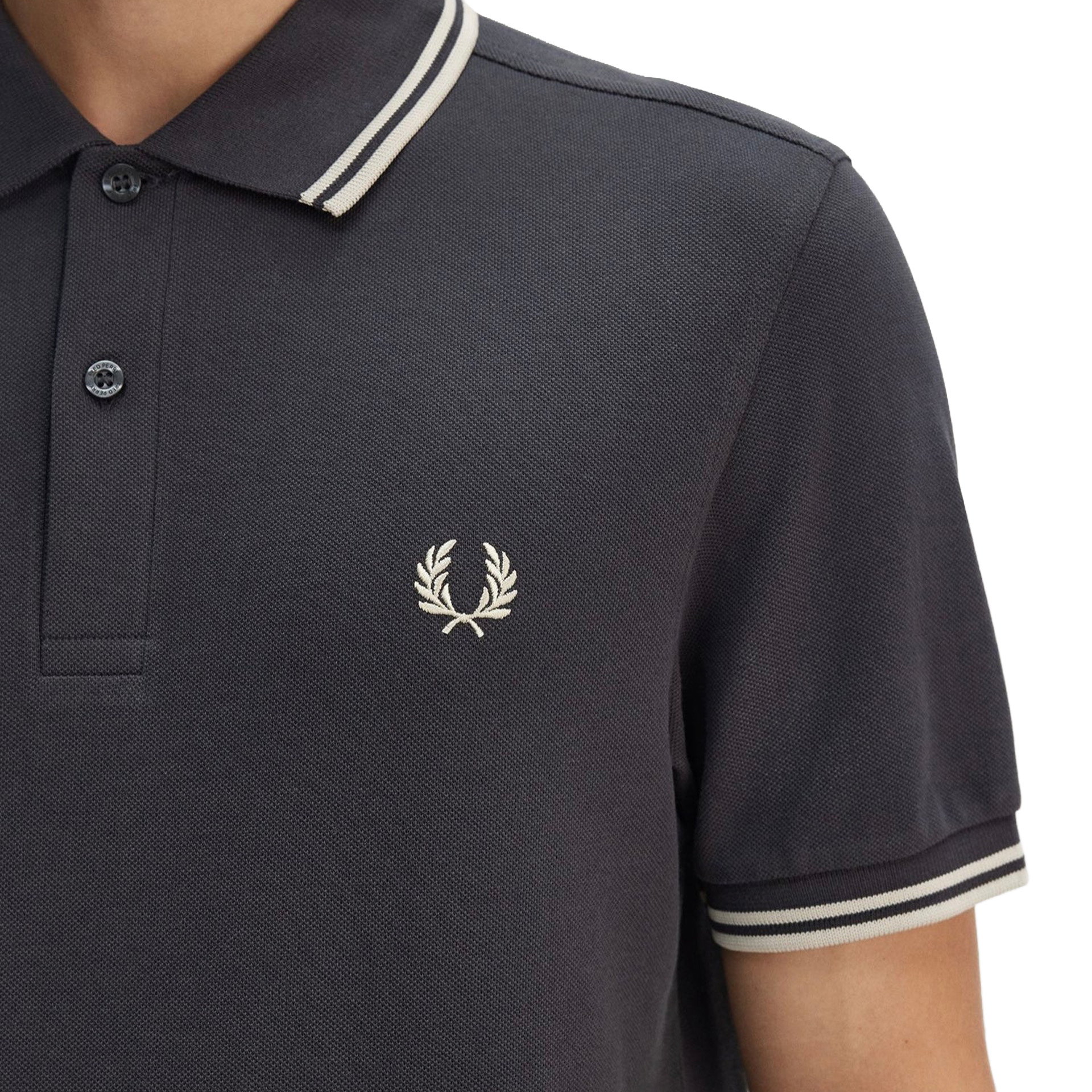 Fred Perry Polo Anchr Gry/oatml