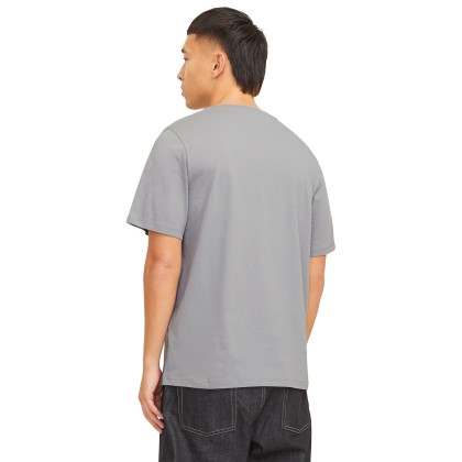 Jack & Jones T-shirt Jjecorp Logo O-neck Ultimate Grey Small Print