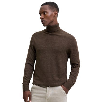 Jack & Jones Camisola Jjeemil Knit Roll Neck Mulch Twist