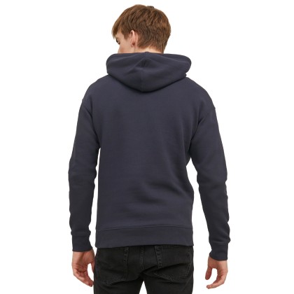Jack & Jones Sweat Jjestar Jj Hood Dark Navy