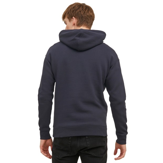 Jack & Jones Sweat Jjestar Jj Hood Dark Navy