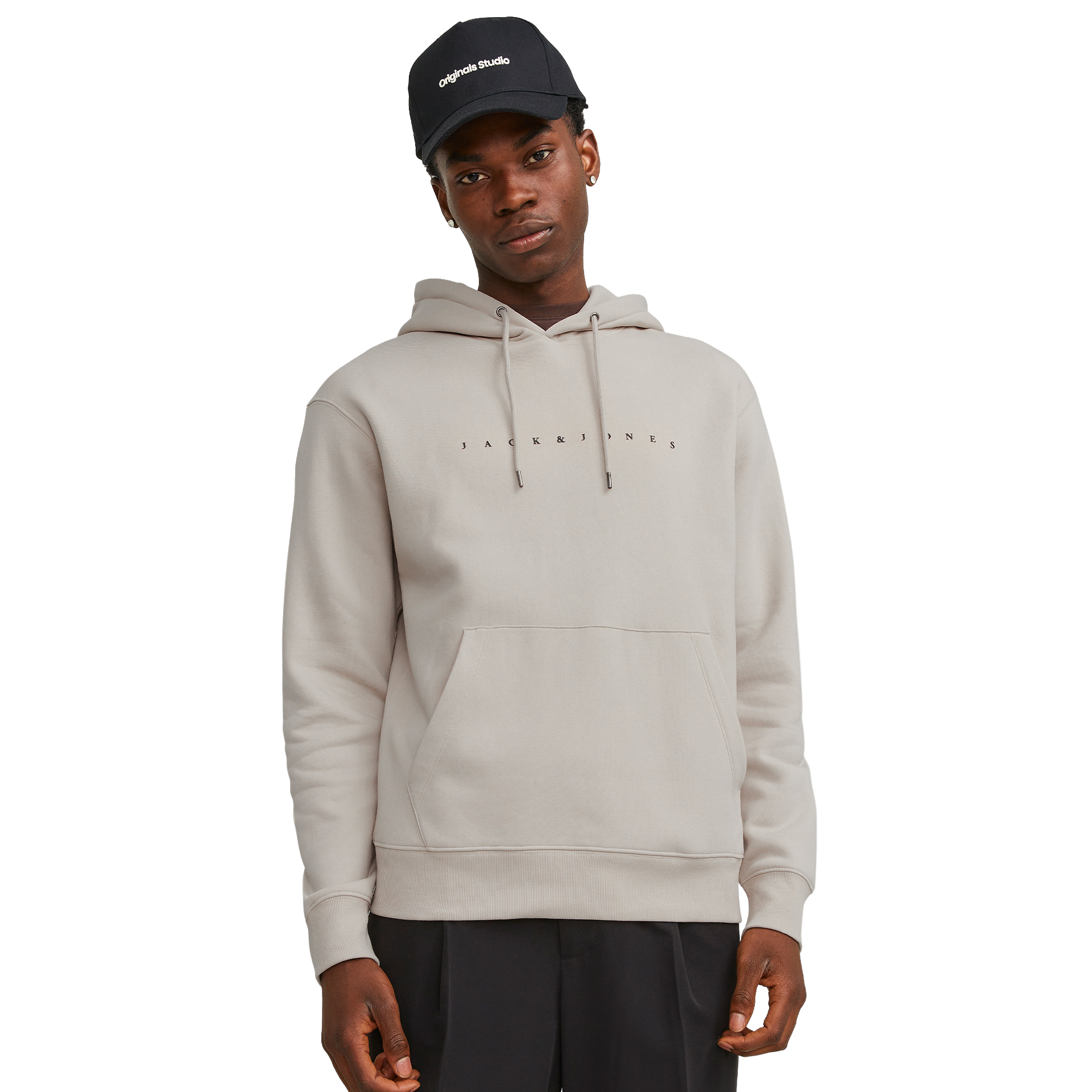 Jack & Jones Sweat Jjestar Jj Hood Moonbeam