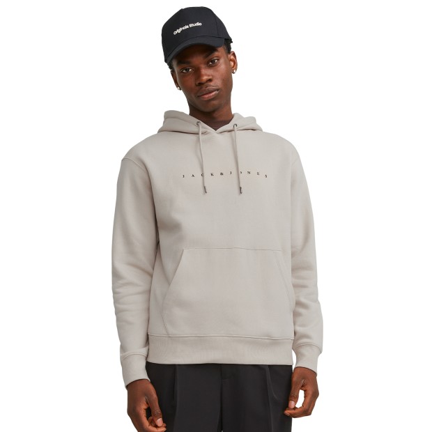 Jack & Jones Sweat Jjestar Jj Hood Moonbeam