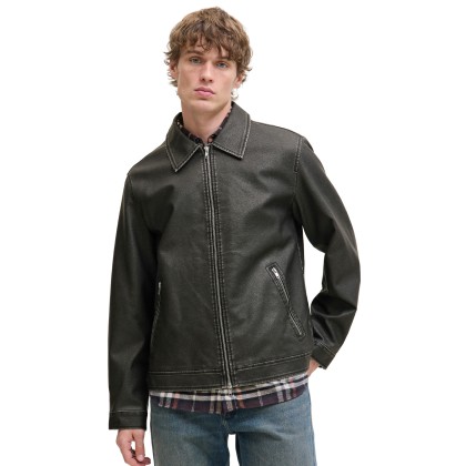 Jack & Jones Casaco Jjecasablanca Pu Black