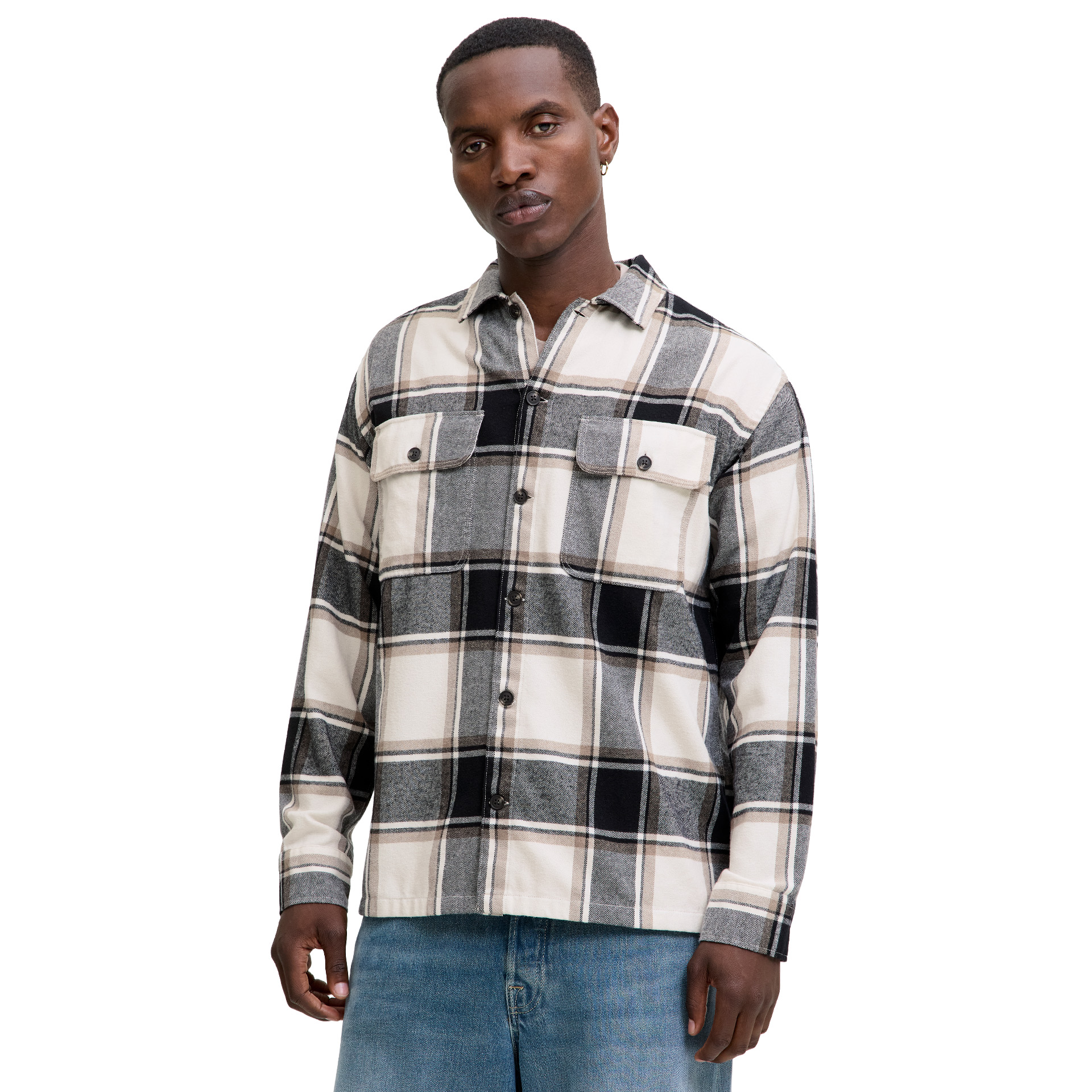 Jack & Jones Camisa Jjecharge Overshirt Ls Crockery