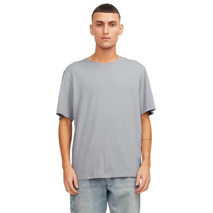 Jack & Jones T-shirt Jjeorganic Basic O-neck Ultimate Grey