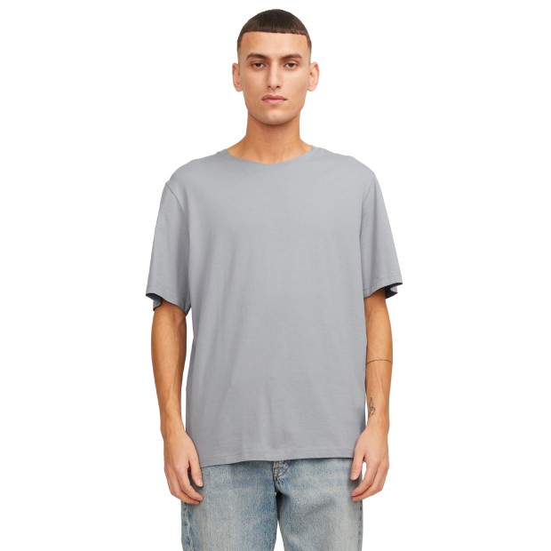 Jack & Jones T-shirt Jjeorganic Basic O-neck Ultimate Grey