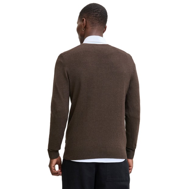 Jack & Jones Camisola Jjeemil Knit Crew Neck Mulch Twist