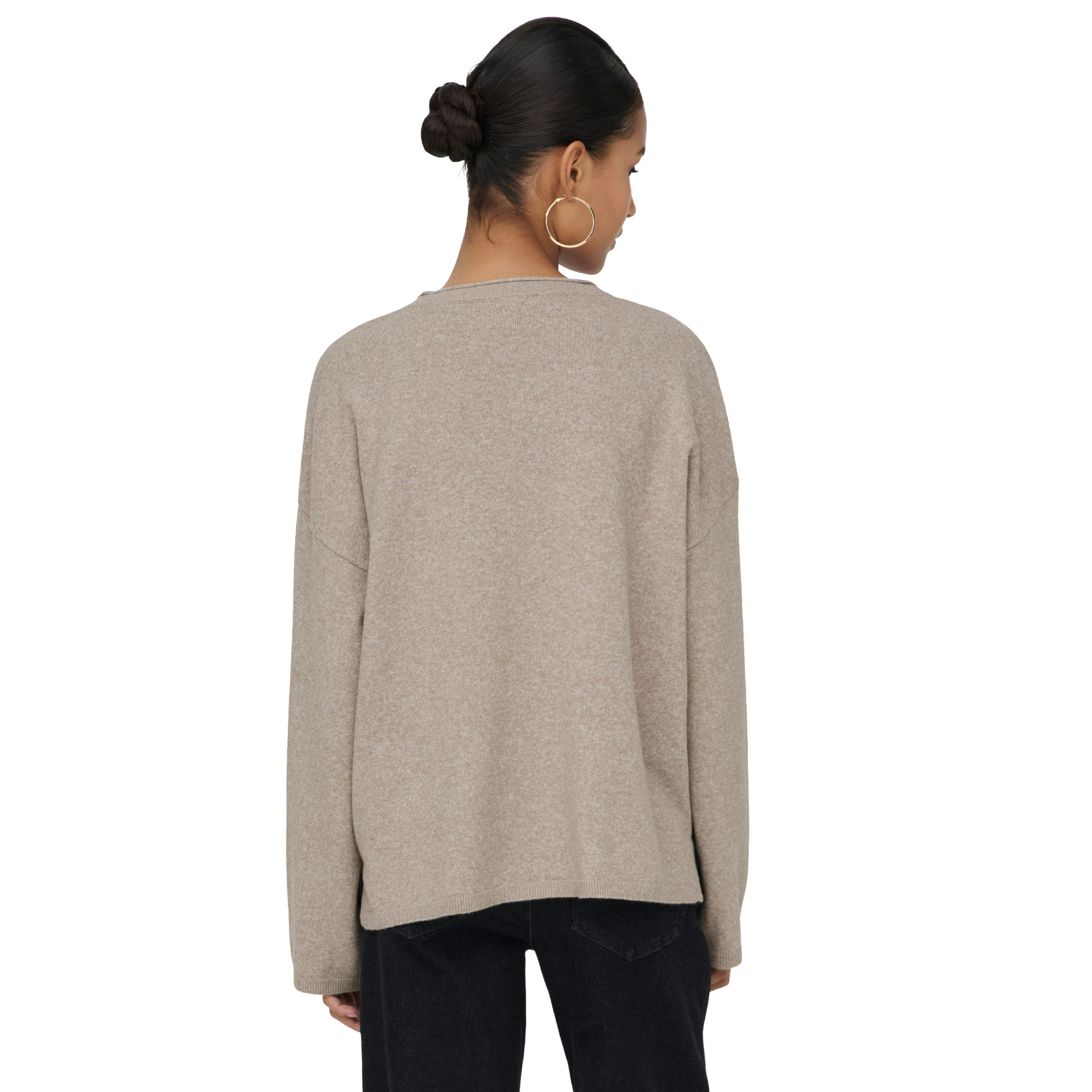 Only Camisola Loyal Amalio Beige Melange