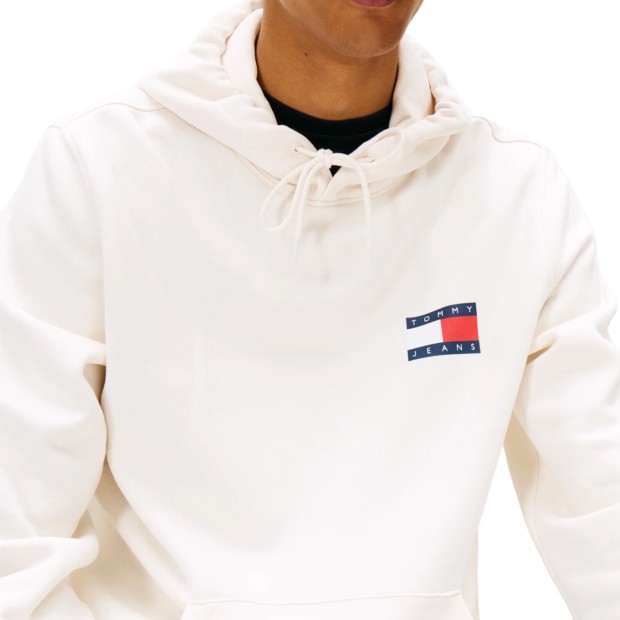 Tommy Hilfiger Sweat Reg Essential Flag Ancient White