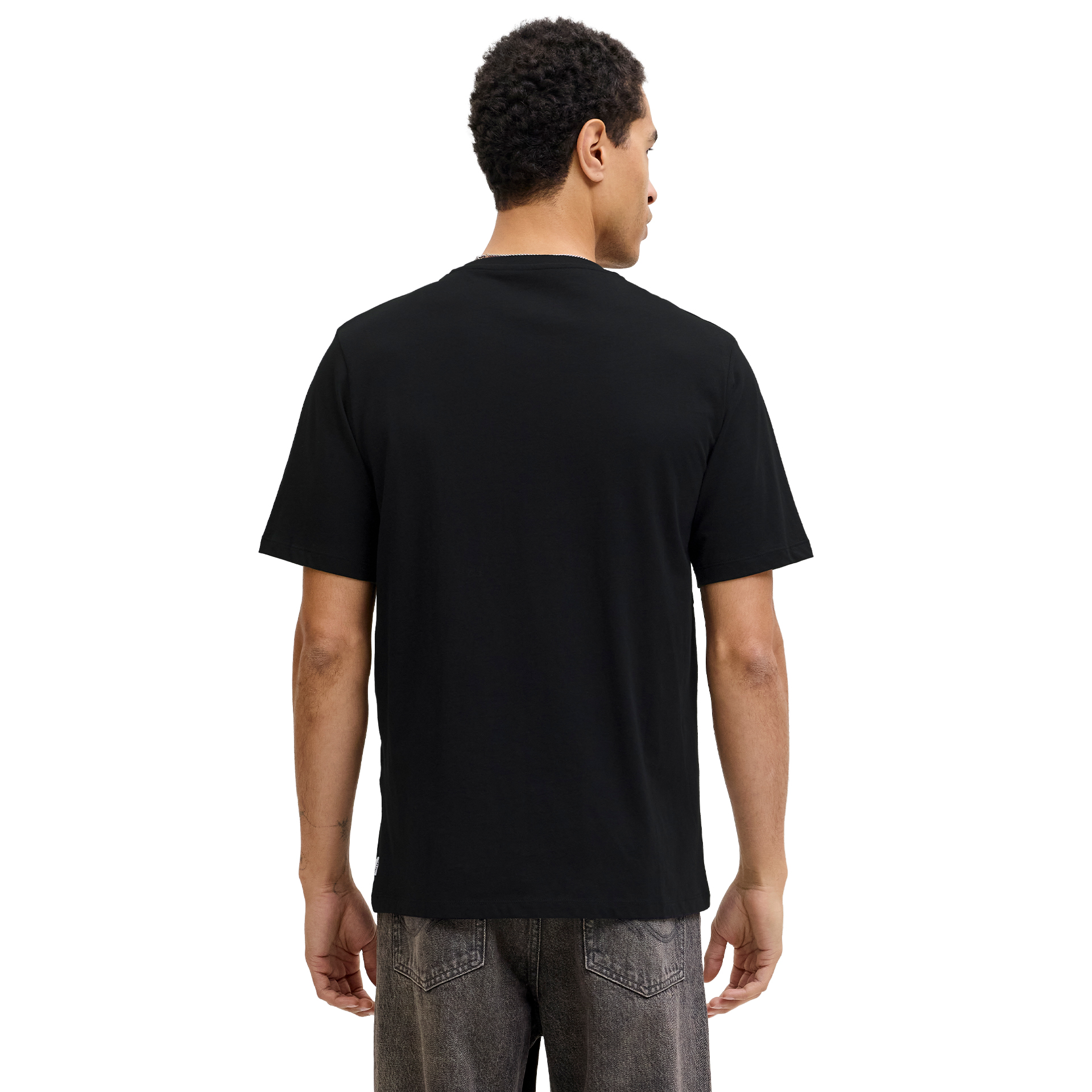 Jack & Jones T-shirt Jjeorganic Basic O-neck Black Slim