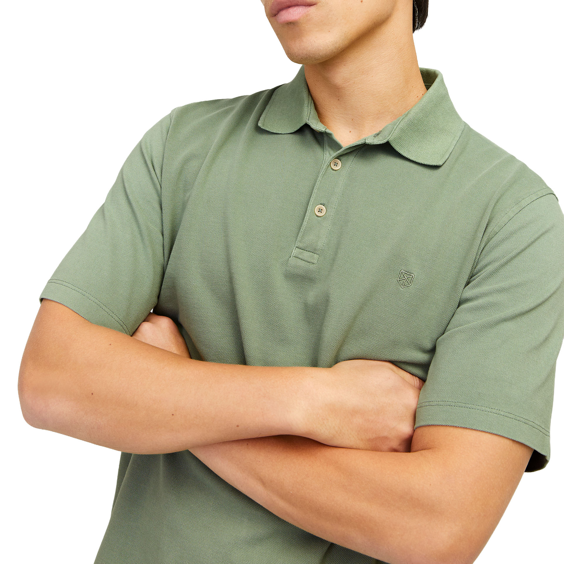 Jack & Jones Jprbluwilliam Wash Ss Polo Sn Dark Ivy