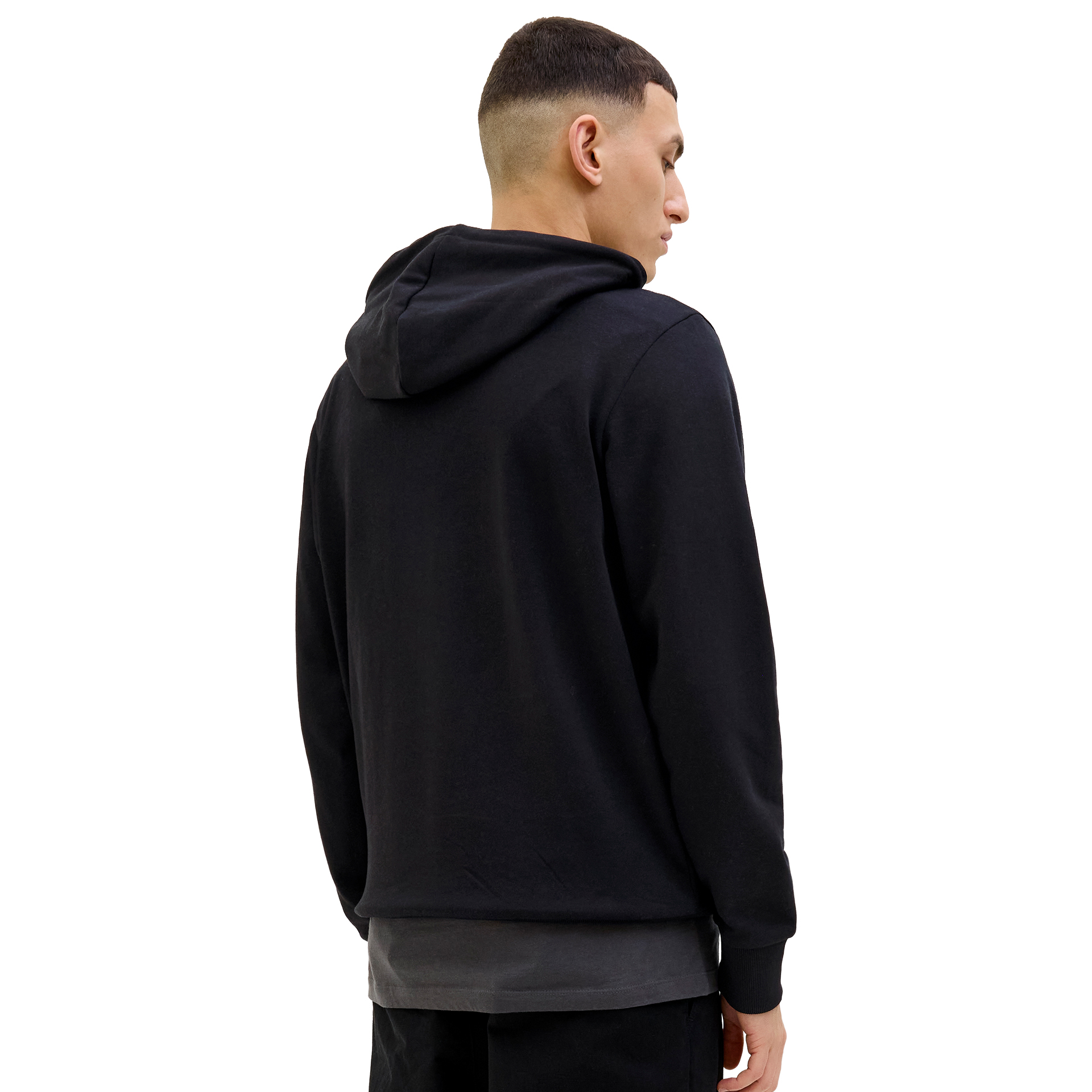 Jack & Jones Jjhawaii Shape Sweat Hood Black