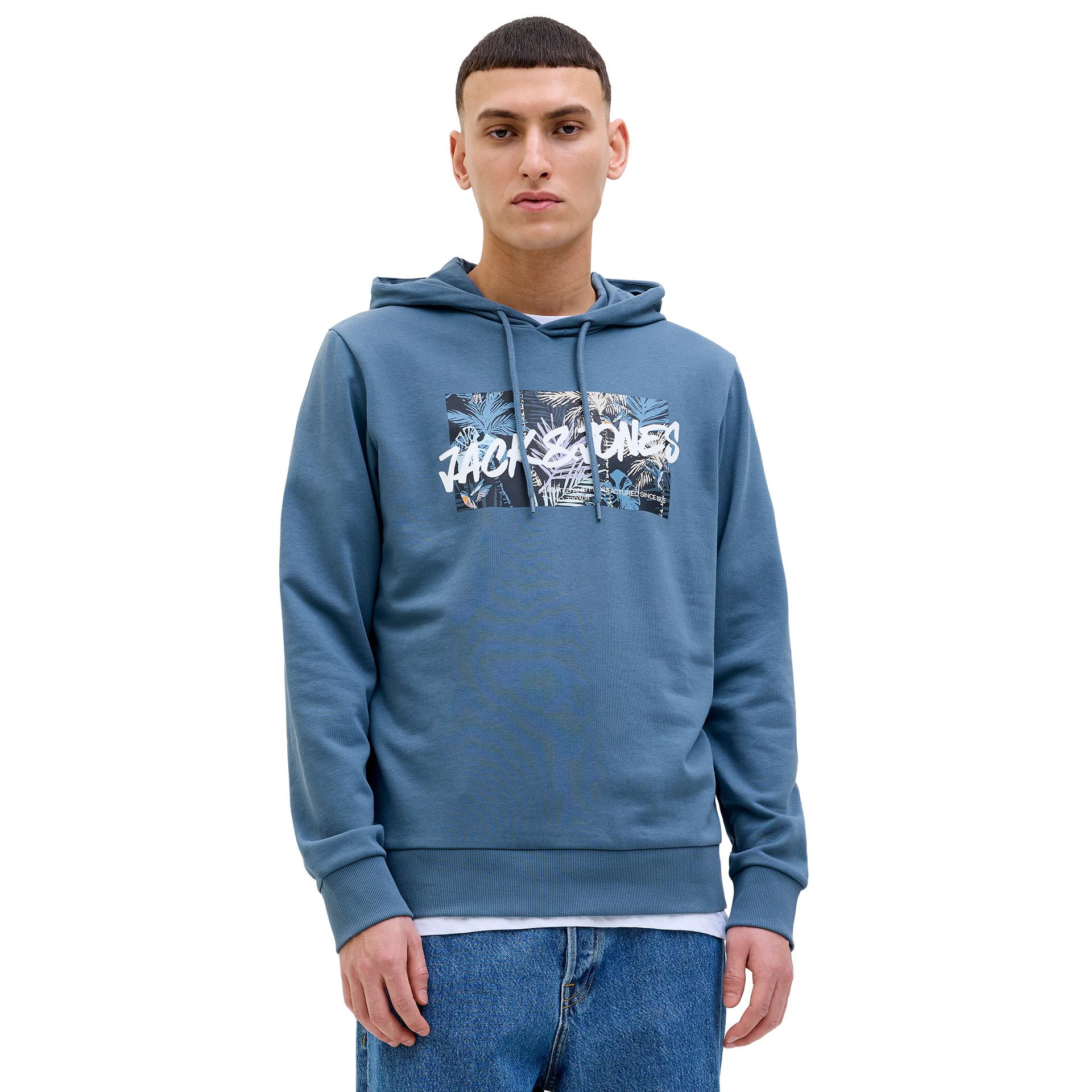 Jack & Jones Jjhawaii Shape Sweat Hood Oceanview