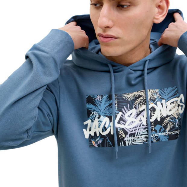 Jack & Jones Jjhawaii Shape Sweat Hood Oceanview