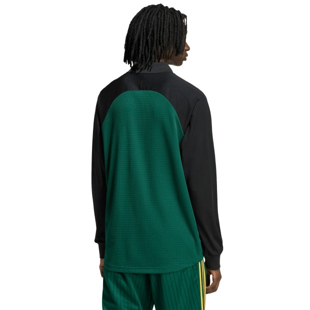 adidas Originals Polo Chest Str Ls Collegiate Green