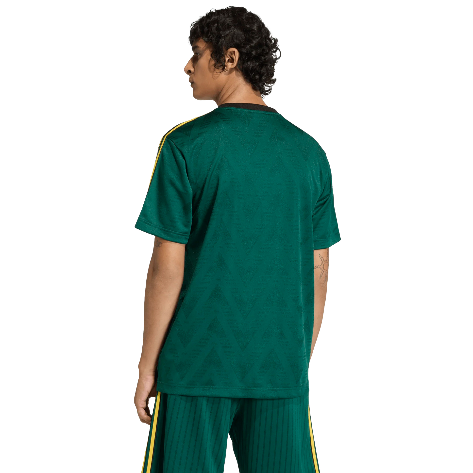 adidas Originals T-shirt Jacquard Collegiate Green