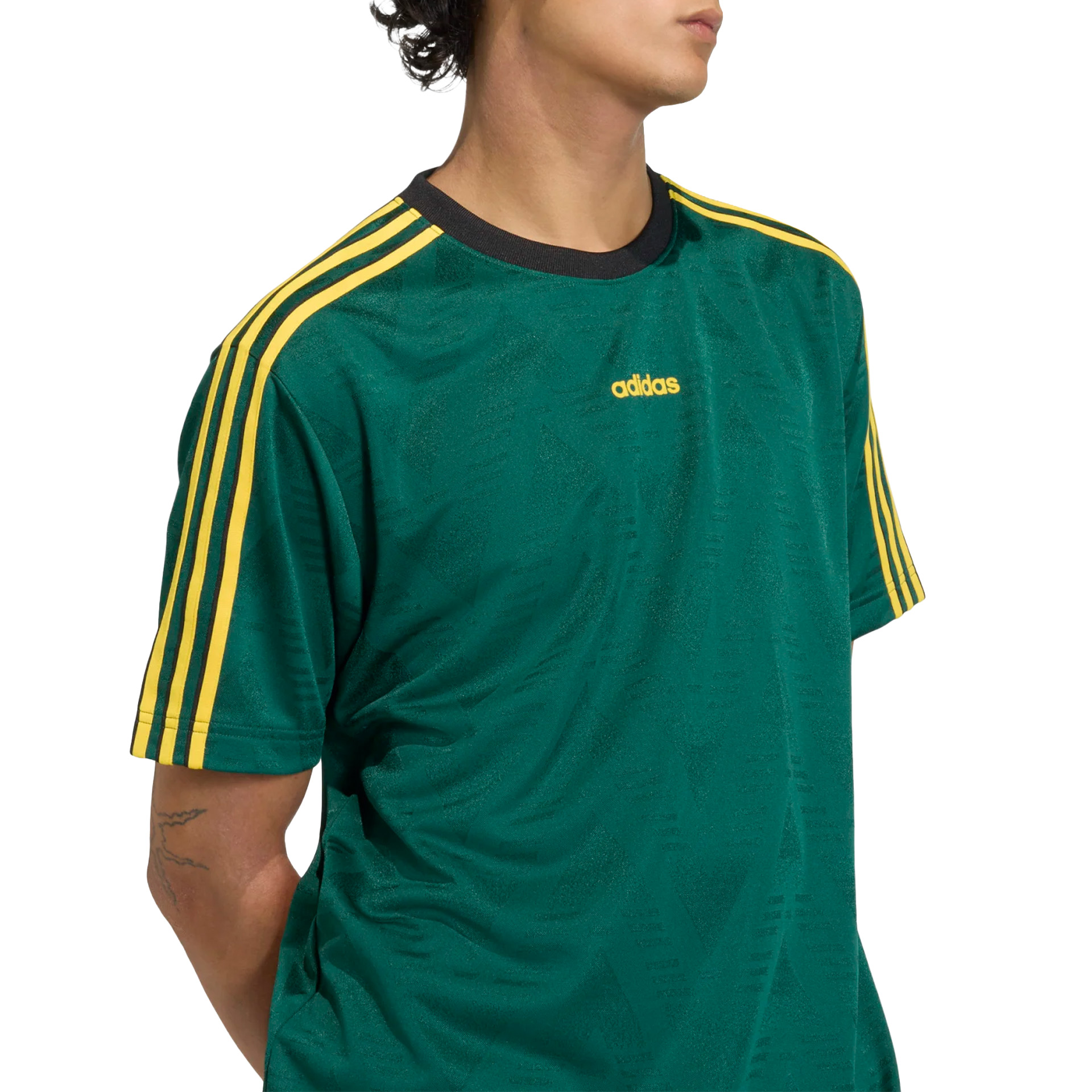 adidas Originals T-shirt Jacquard Collegiate Green