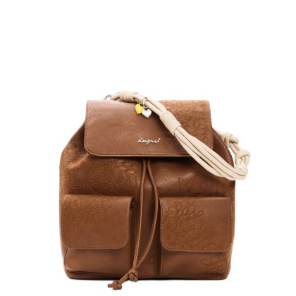 Desigual Mochila Sierra Prisa Mini Camel