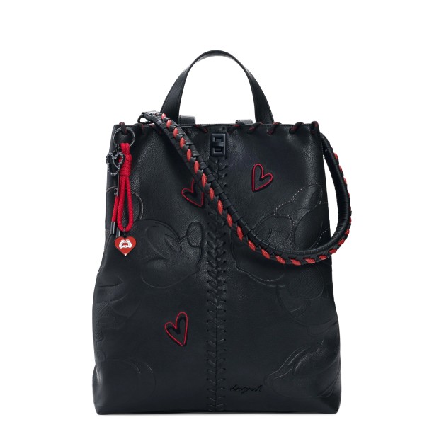 Desigual Mochila All Mickey Pu Sumy Negro