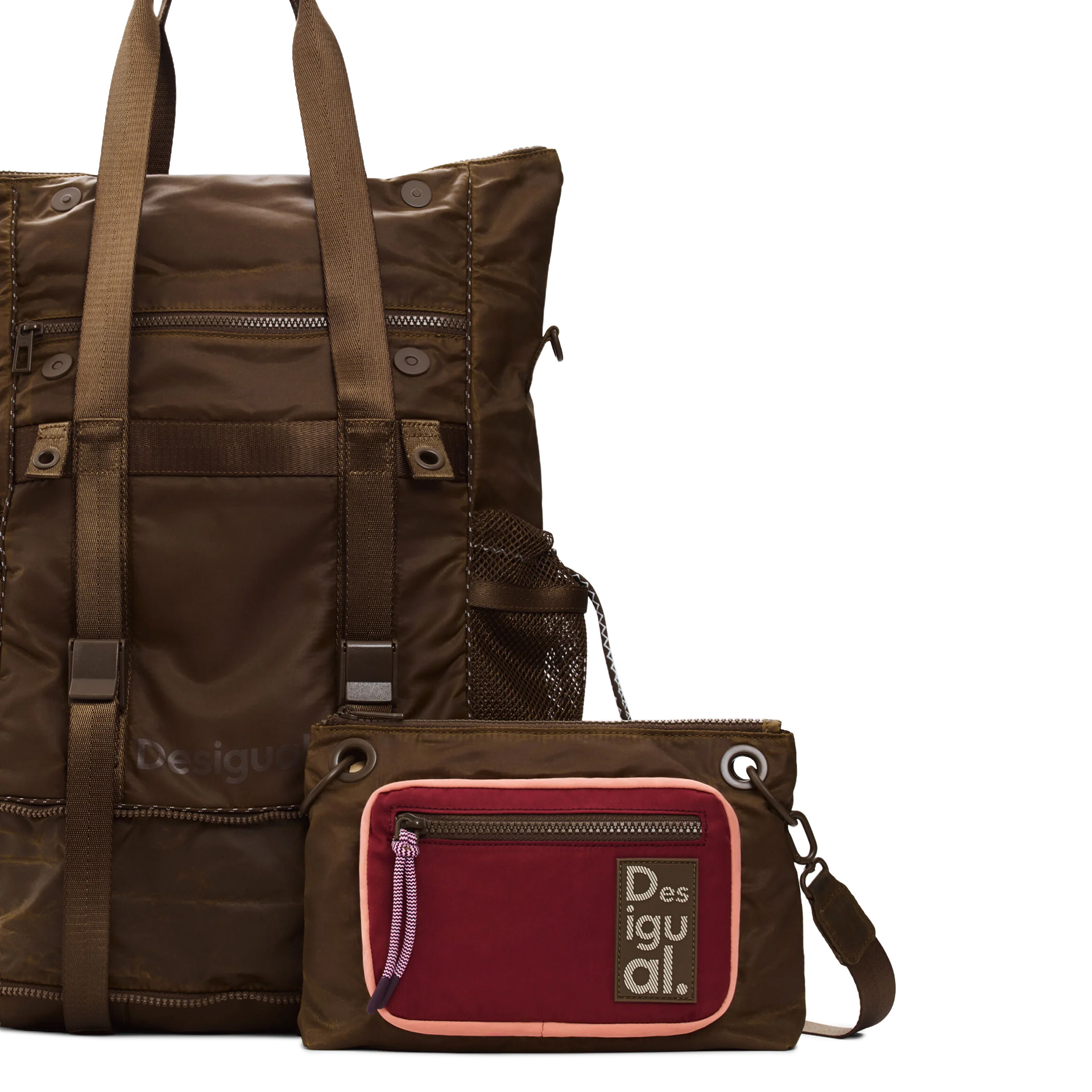 Desigual Mochila Neo Grunge Voyager Marron