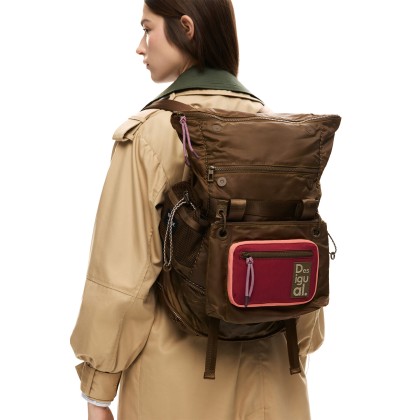 Desigual Mochila Neo Grunge Voyager Marron