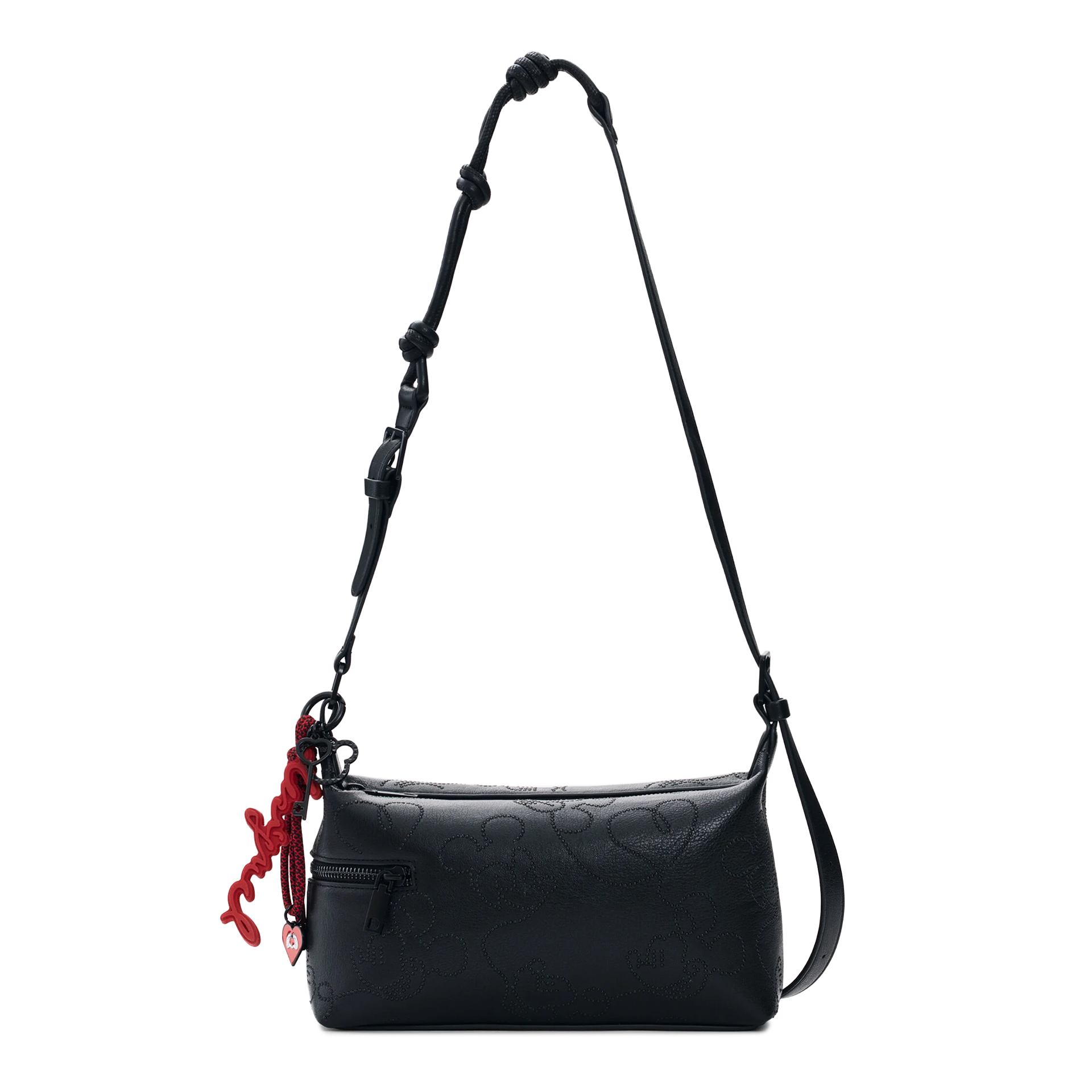 Desigual Mala Mickey Lines Huntington Negro