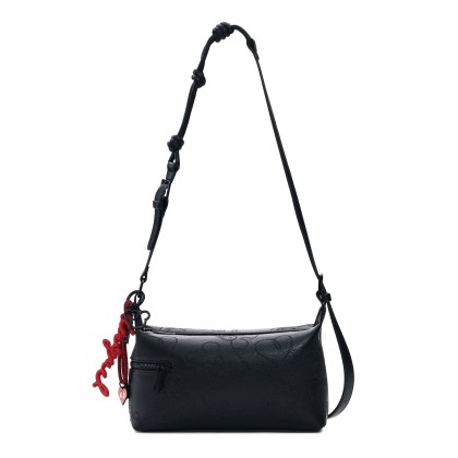 Desigual Mala Mickey Lines Huntington Negro