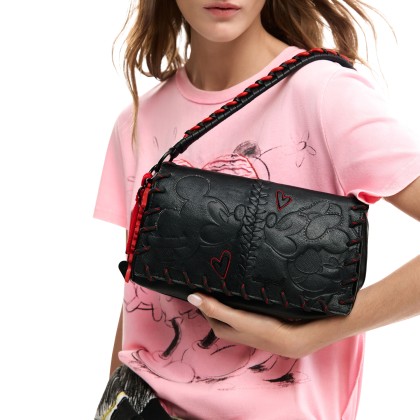 Desigual Mala All Mickey Naron Medium Flap Negro Desigual Mala All Mickey Naron Medium Flap Negro
