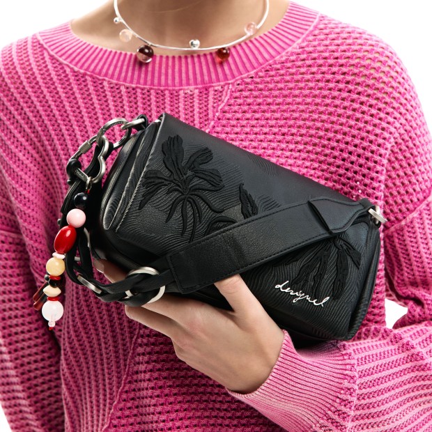 Desigual Mala Mirenis Naron Mini Flap Negro