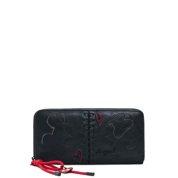 Desigual Carteira Mone All Mickey Fiona Negro