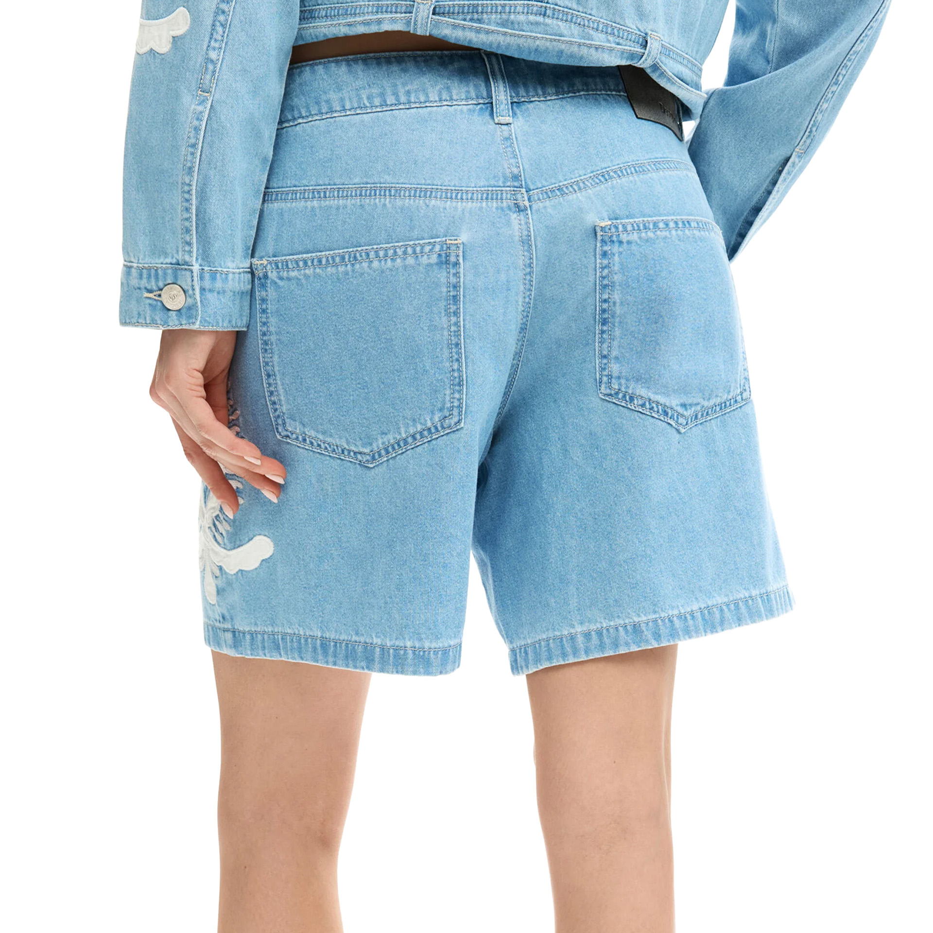 Desigual Calção Trousers Wakanda Denim Med Wash