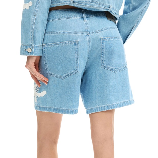 Desigual Cal��o Trousers Wakanda Denim Med Wash