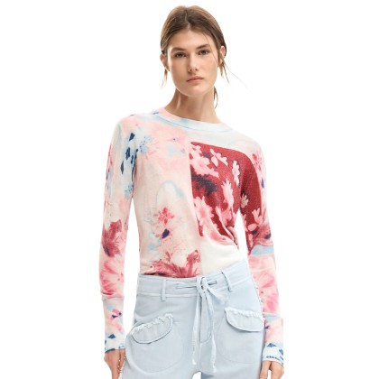 Desigual Camisola Jers Copenhague Rosa Helado