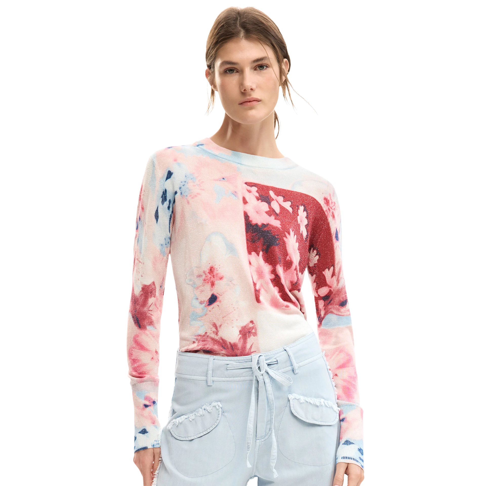 Desigual Camisola Jers Copenhague Rosa Helado