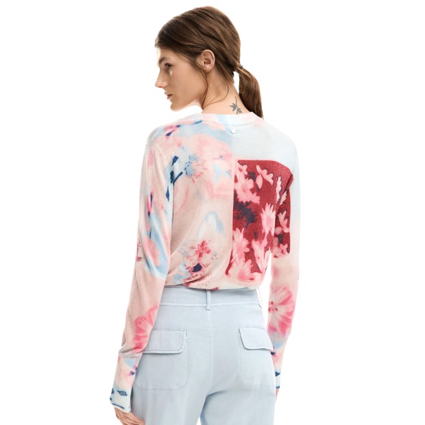 Desigual Camisola Jers Copenhague Rosa Helado