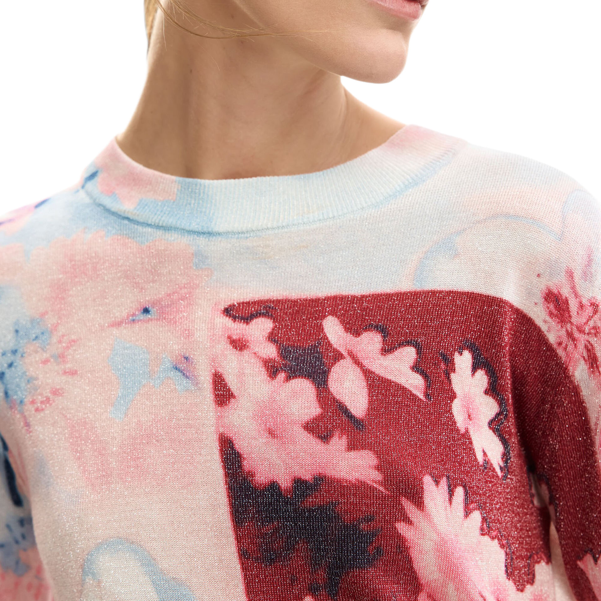 Desigual Camisola Jers Copenhague Rosa Helado