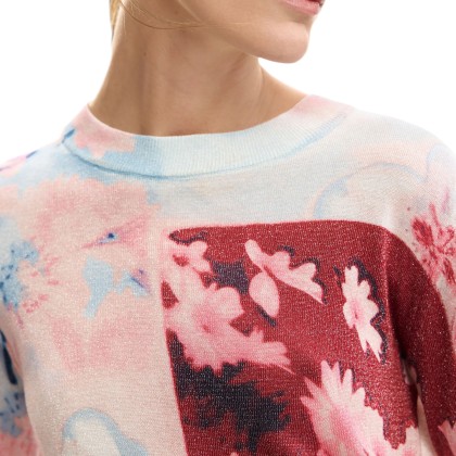 Desigual Camisola Jers Copenhague Rosa Helado