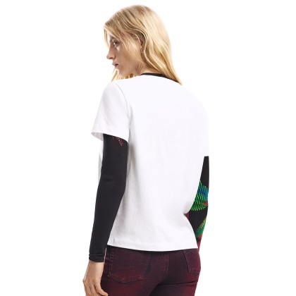 Desigual T-shirt Ts Cor Blanco